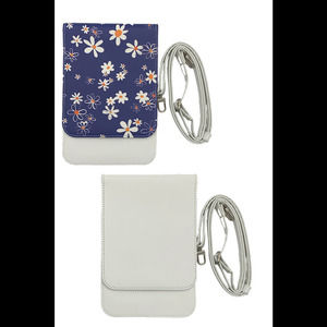 Caseable 2-pack Crossbody Phone Bags Protection White/Navy Daisy